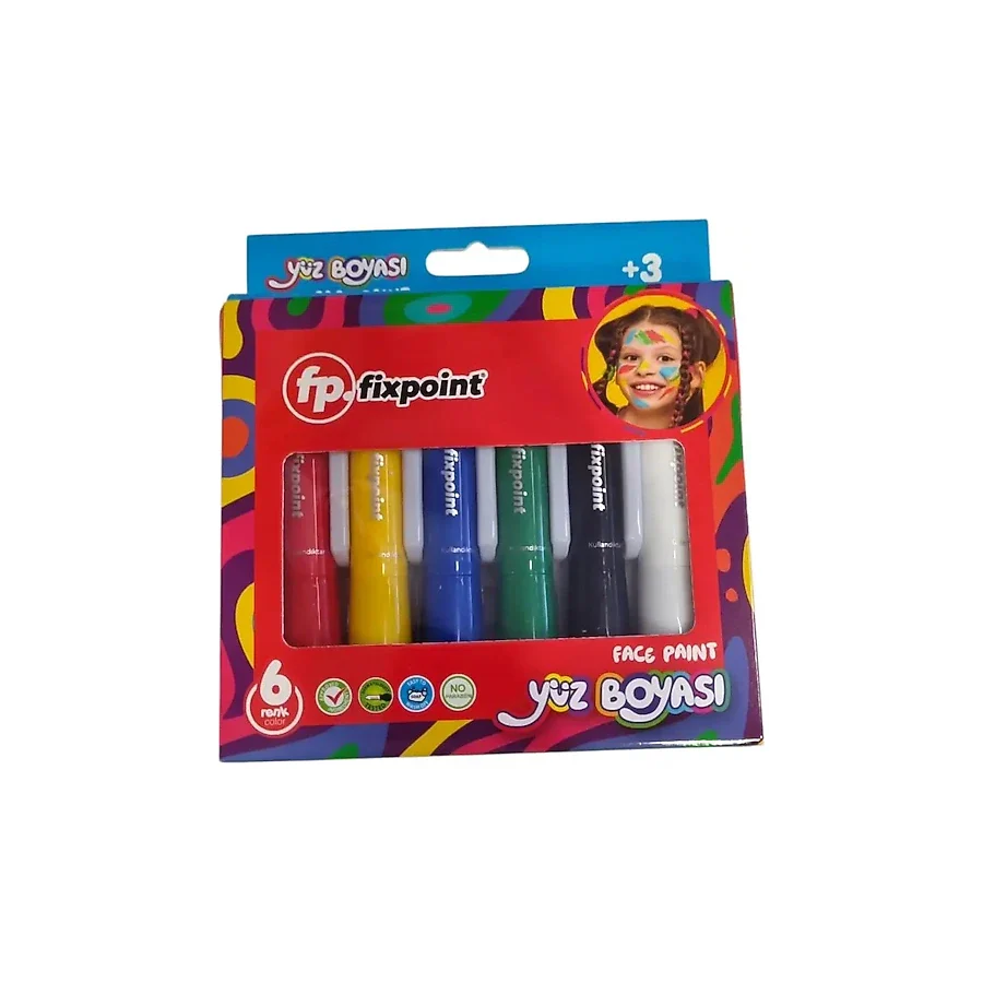 Fixpoint P-3332 6'lı Yüz Boyası