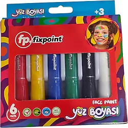 Fixpoint P-3332 6'lı Yüz Boyası