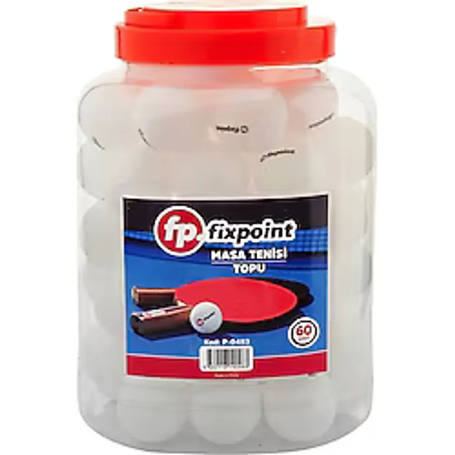 Fixpoint Tranier Masa Tenisi Topu Beyaz 60 Adet