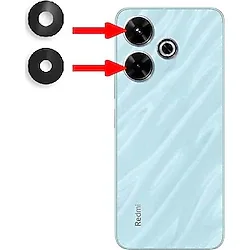 FLAGEN Xiaomi Redmi 13 Arka Kamera Camı Lens Yapışkanlı