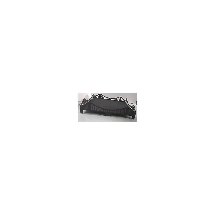 Flame Stove 60x60 Köprü Desenli Lazer Kesim Soba Altlığı