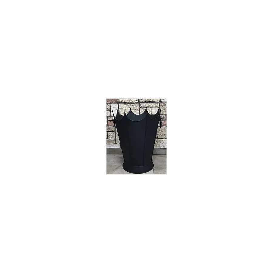 Flame Stove Fs-8193 Mat Siyah Oval Odun Kovası