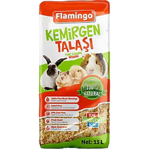 Flamingo 15 lt Kemirgen Talaşı