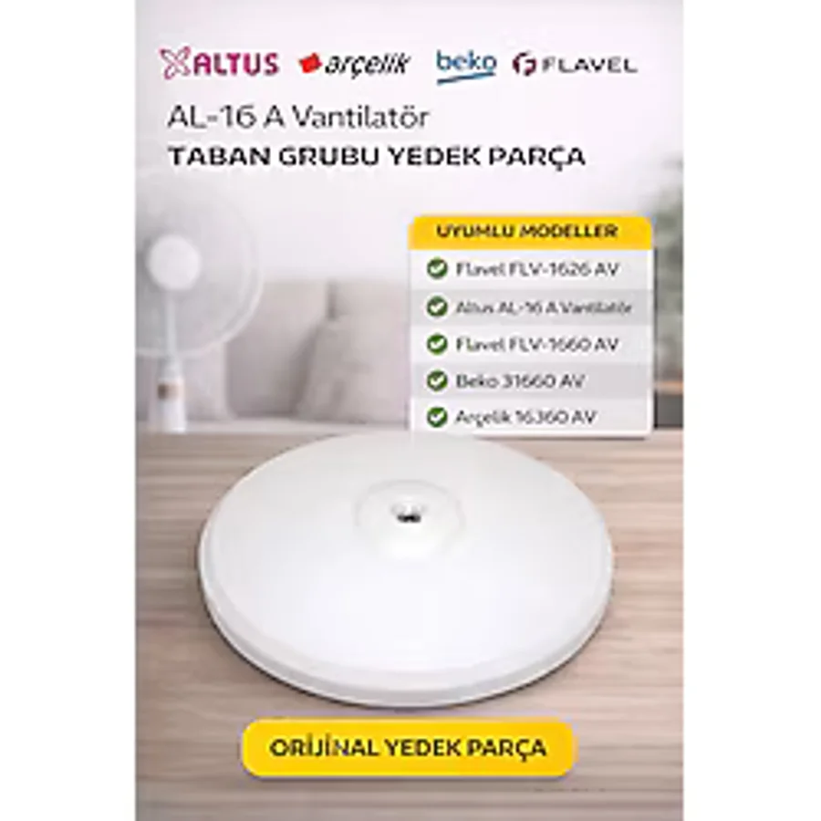 FLAVEL FLV-1660 AV Ayaklı Vantilatör (Flavel) Taban Grubu Yedek Parça