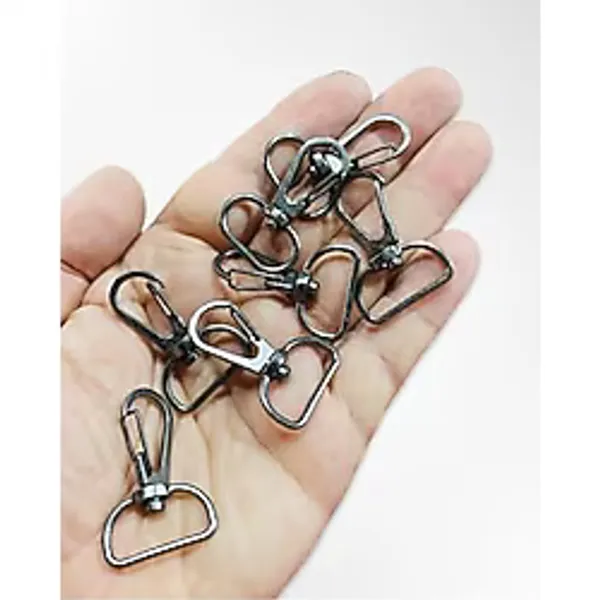 Flea Market 10 Adet 2,5Cm Siyah Istakoz Anahtarlık, Makrome Anahtarlık, Çanta Kanca
