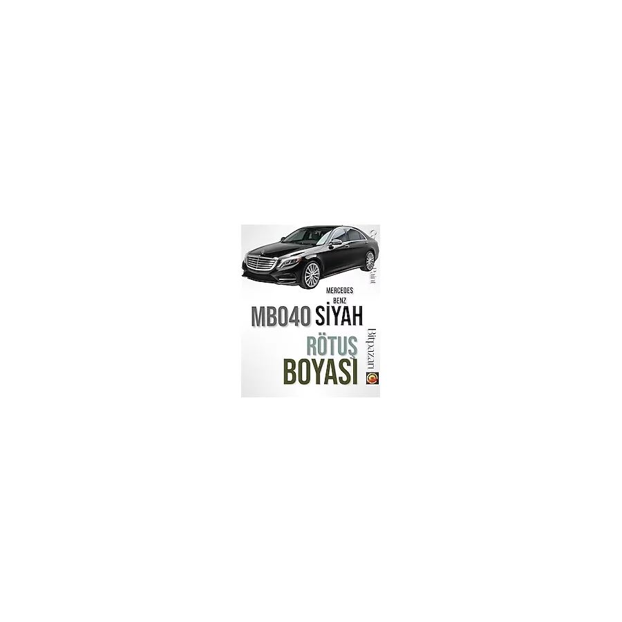 Flea Market Mb040 Siyah Rötüş Boyası 20ml - Mercedes A, B, C, E, S Serisi İçin Çizik Giderici Oto Boya, mb040ibt