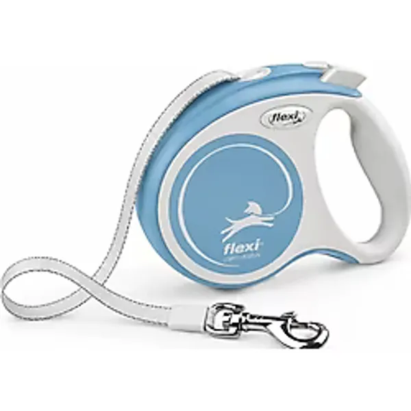 Flexi Comfort Plus Açık Mavi Small Şerit Köpek Gezdirme Tasması 5 Metre