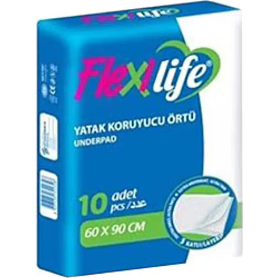 Flexi Life 60x90 cm 10'lu Yatak Koruyucu Örtü