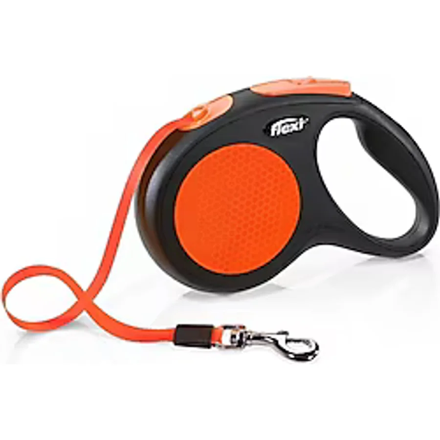 Flexi New Neon 5 m Medium Şerit Otomatik Köpek Gezdirme Tasması