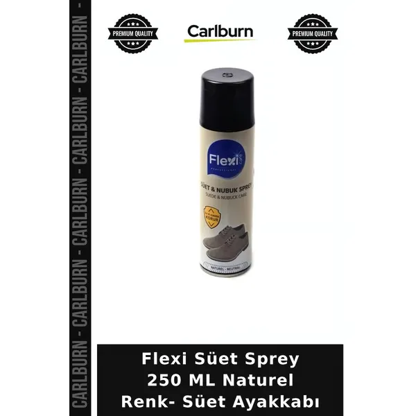Flexi Süet Sprey 250 Ml Naturel Renk- Süet Ayakkabı Temiz Görünüm Bakım Spreyi Çanta Bakımı
