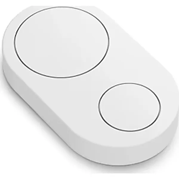 Flic Duo, Akıllı Ev Kumandası, Herhangi Bir Flic Hub Aracılığıyla Matter, Alexa, Smartthings, Sonos Ve Homey İle Çalışır, Beyaz