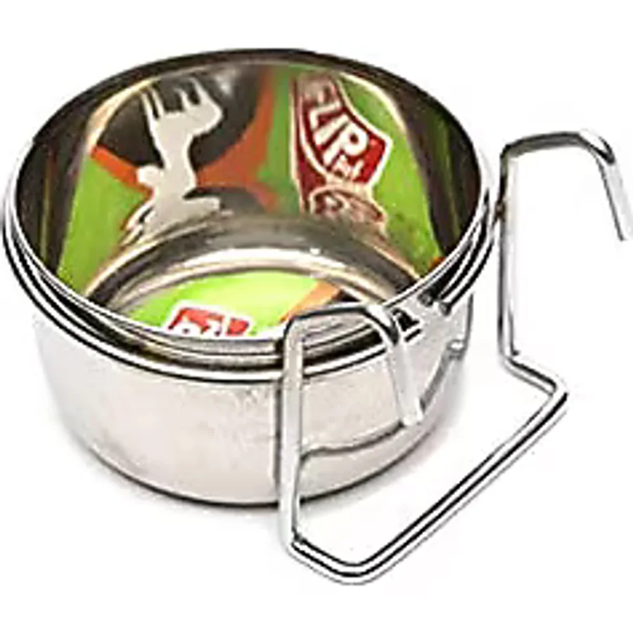 Flip Askılı Çelik Kuş Yemliği 5 Oz