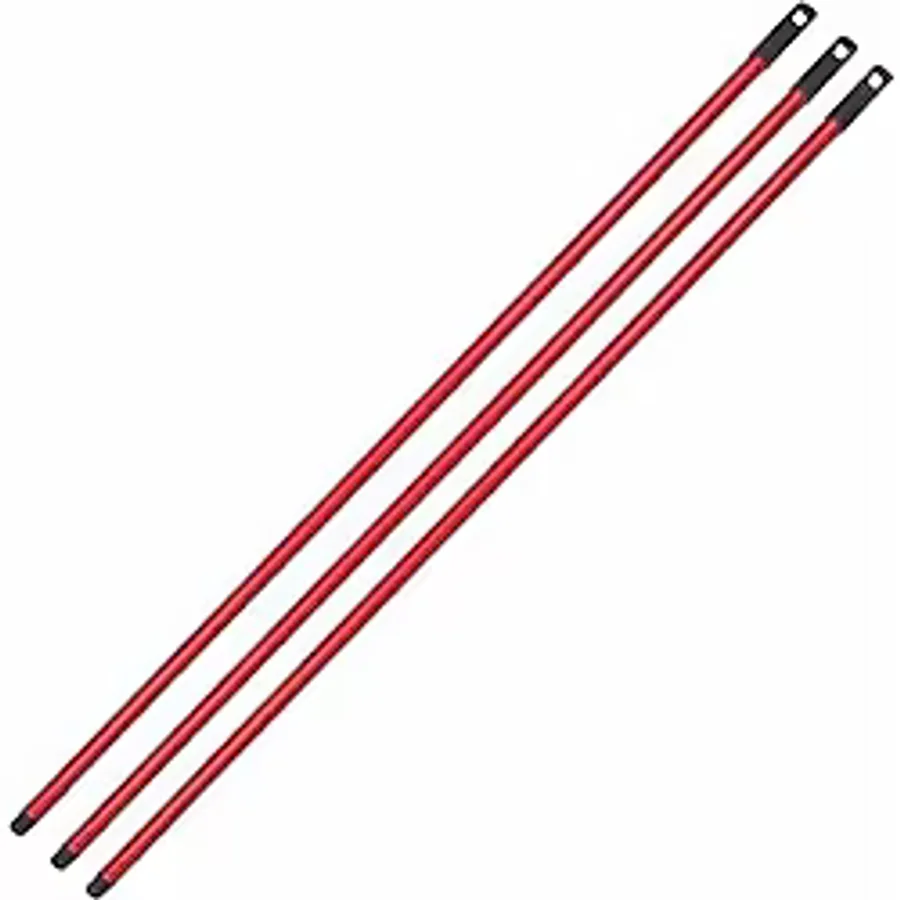 Flora Kırmızı Vileda Sapı 120 cm 3'lü