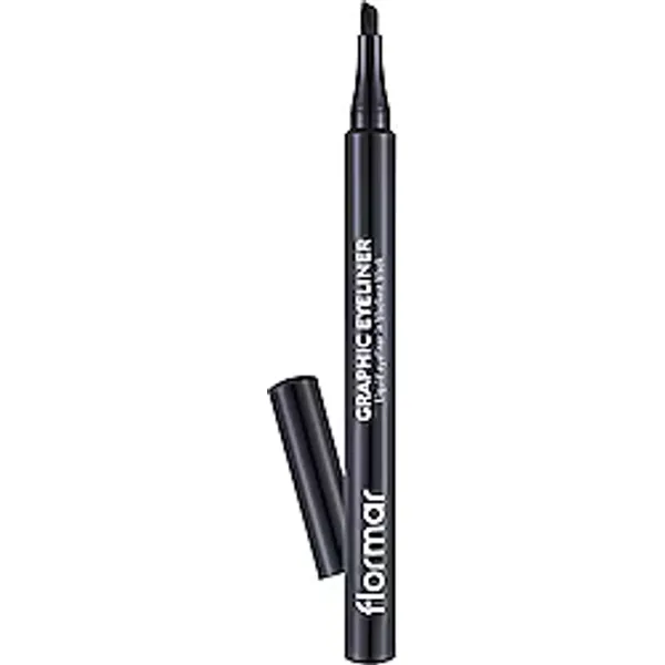 Flormar Graphic Black Kesik Uçlu Eyeliner