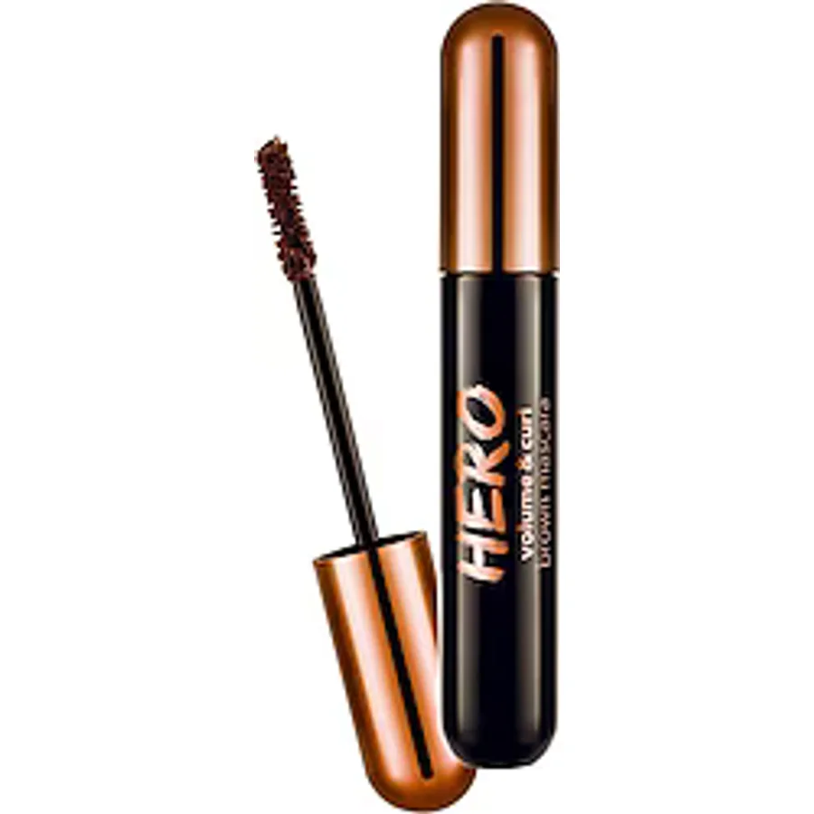 Flormar Hero Volume & Curl Yoğun Hacim Veren Nemlendirici Etkili Kahverengi Maskara