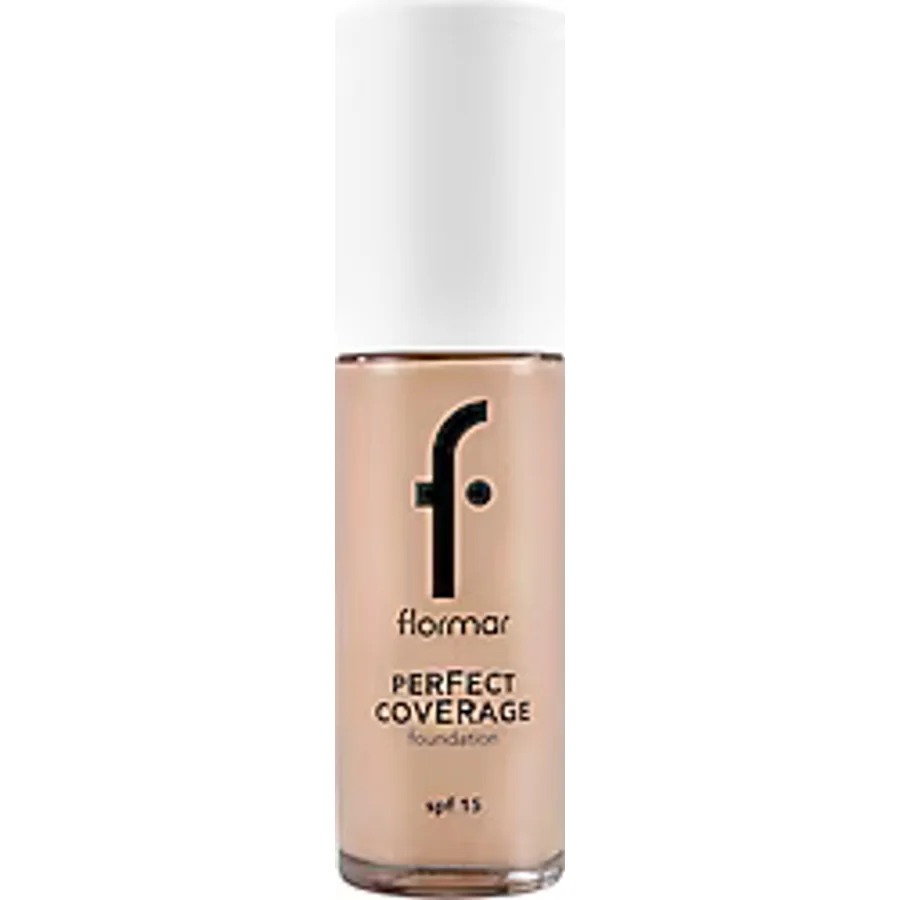 Flormar Perfect Coverage Yarı Parlak Bitişli SPF 15 101 Pastelle 30 ml Likit Fondöten