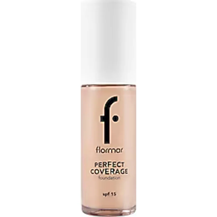 Flormar Perfect Coverage Yarı Parlak Bitişli SPF 15 105 Porcelain Ivory 30 ml Likit Fondöten
