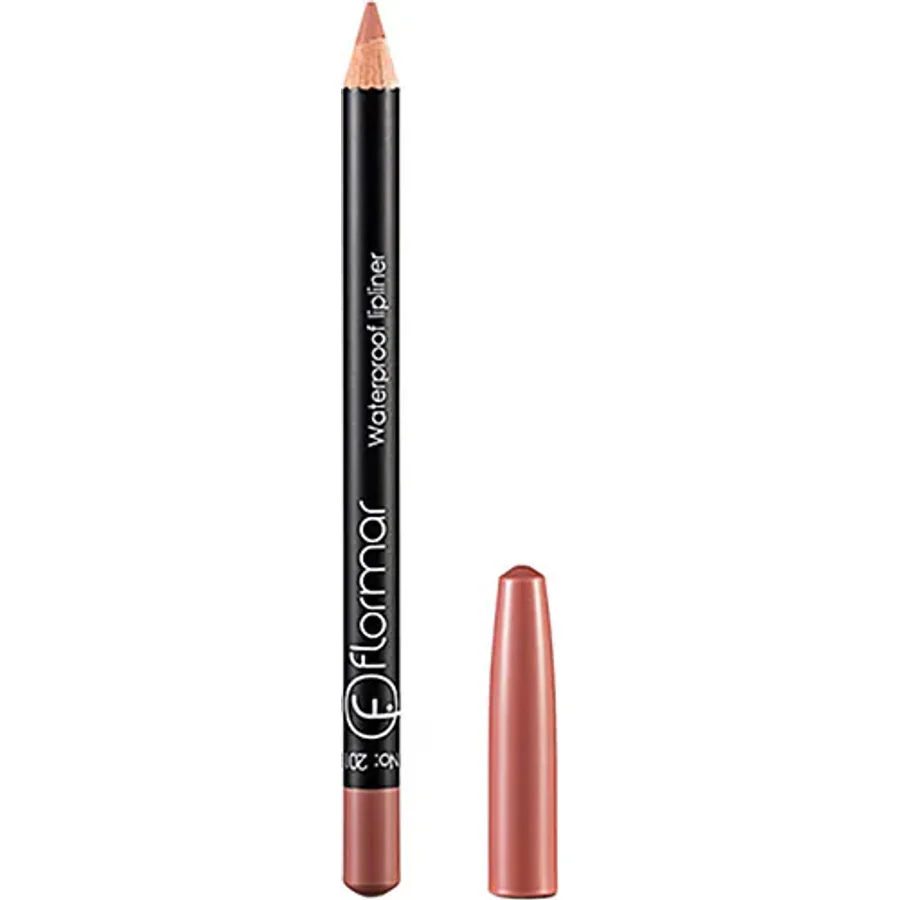Flormar Waterproof Lipliner 201 Naturally Nude Dudak Kalemi
