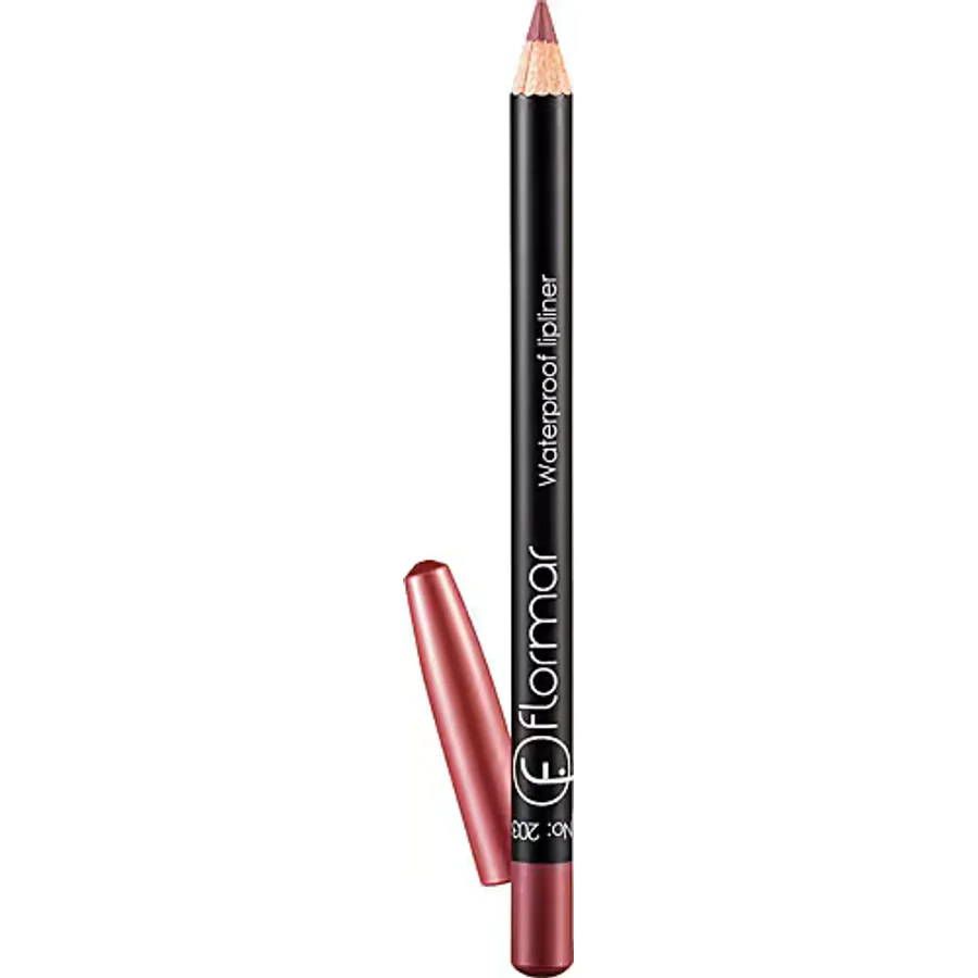 Flormar Waterproof Lipliner 203 Subdued Pink Dudak Kalemi