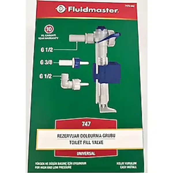 Fluidmaster Vitra Kale Serel Creavit Bocci Uyumlu Gömme Rezervuar Doldurma Grubu / Şamandıra