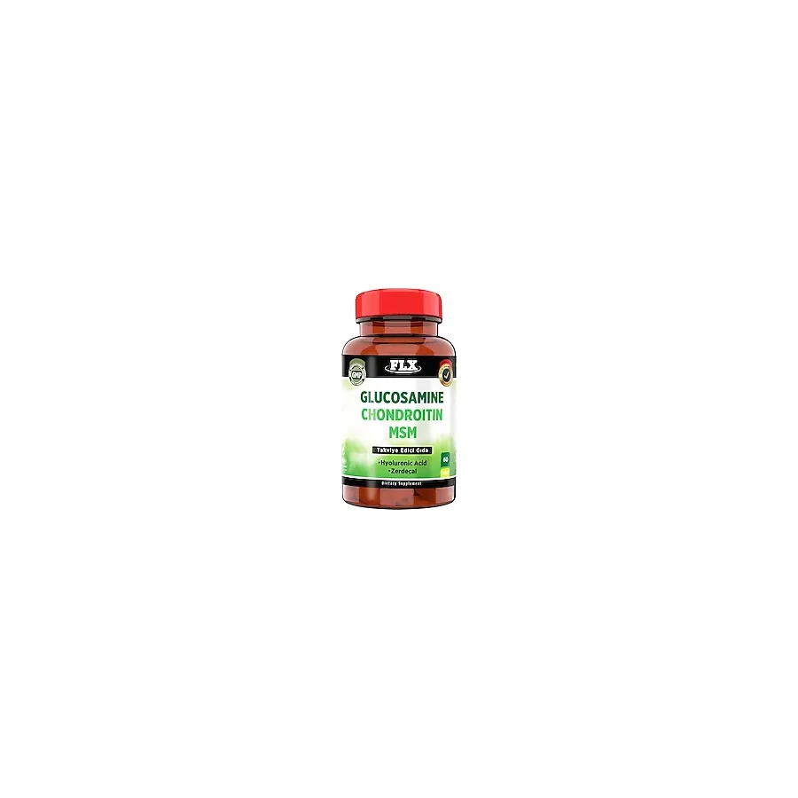 FLX Glucosamine Chondroitin MSM Hyoluronic Asit Zerdeçal 60 Tablet