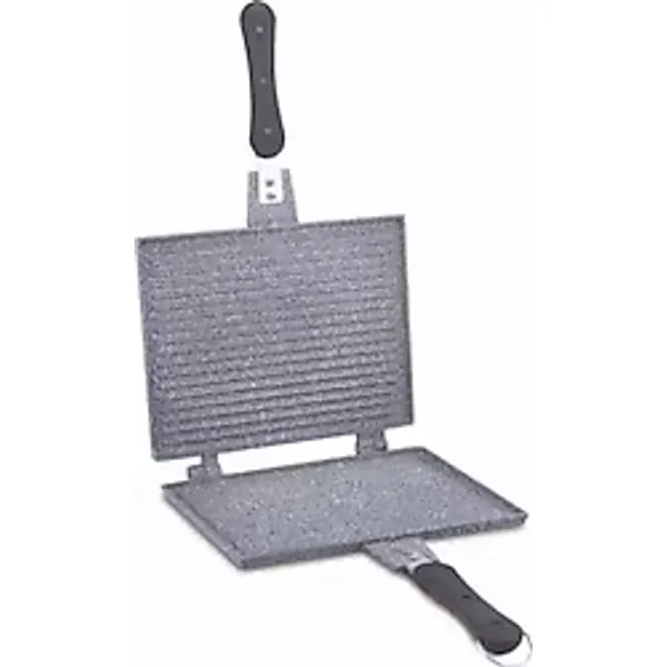 FMS D3001 Gri Döküm 20x26 cm Ocak Üstü Tost Makinesi