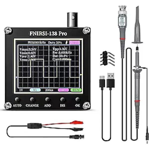 FNIRSI-138 Pro 200KHz 2.5 MS/s Dijital Mini Osiloskop