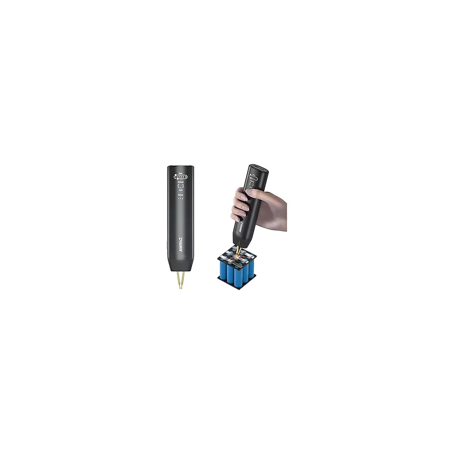 Fnirsi Awithz H1 5V Taşınabilir Mini Punta Kaynak Makinesi (18650 Pil Kaynağı - 2 M Nikel Hediyeli) - 0 - Siyah