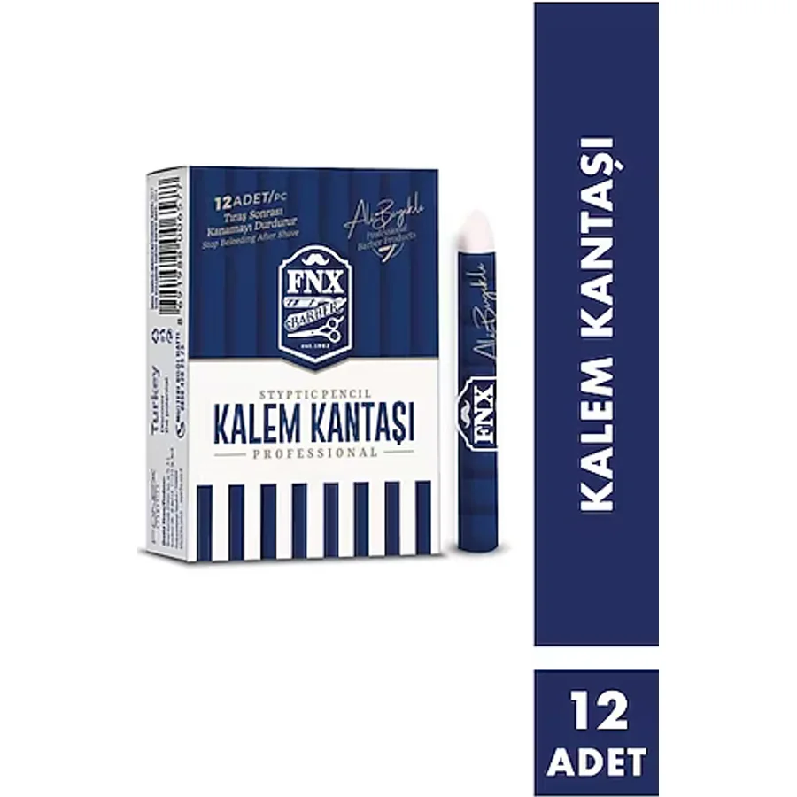 Fnx Barber Ali Bıyıklı Kalem Kan Taşı 12'Li Paket