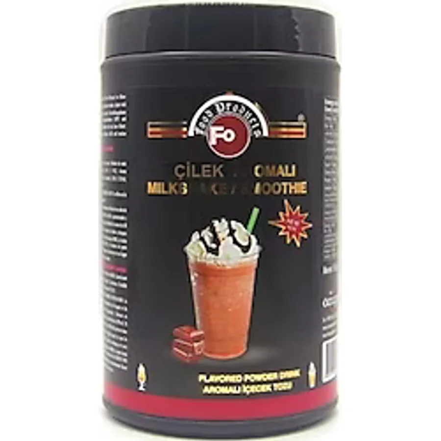 Fo Çilek Aromalı 1 kg Milkshake Smoothie İçecek Tozu