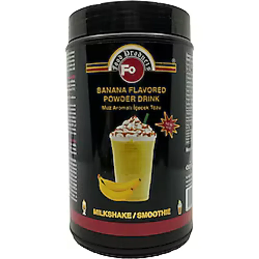 Fo Muz Aromalı 1 kg Milkshake Smothie Tozu