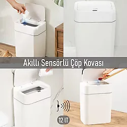 follow me Sensörlü Çöp Kovası 12 Litre