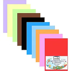 Fon Kartonu 10 Lu 35x50 Cm 1 Paket Arlantis 10 Renk Fon Kartonu 35x50 1 Paket