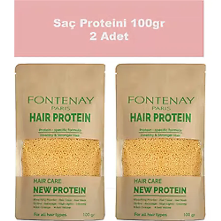 Fontenay Hair Protein / Saç Bakım Proteini Yıpranmaya Karşı Özel Ürün 100gr 2'li Set