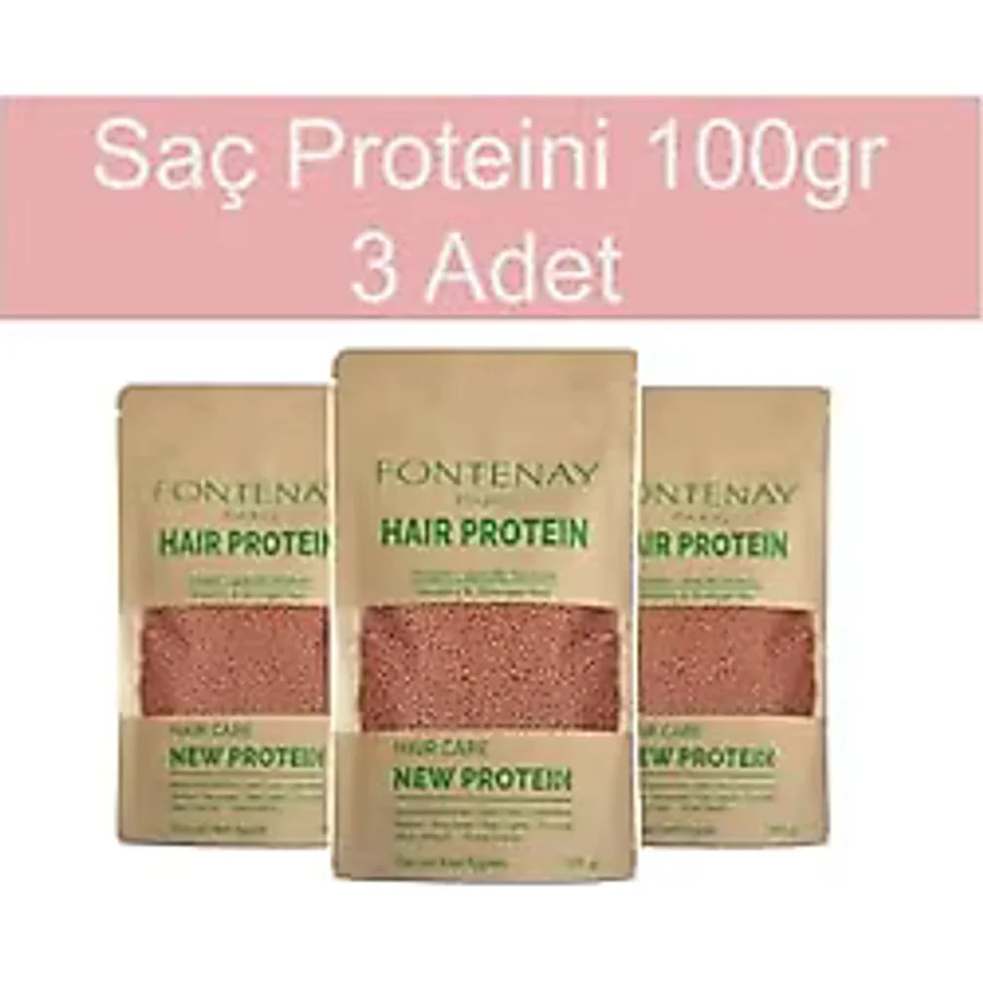 Fontenay Saç Bakım Proteini/Hair Protein Yıpranmaya Karşı Özel Ürün 100gr 3'Lü Set