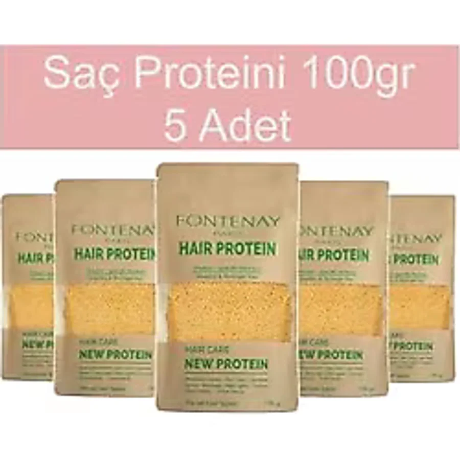 Fontenay Saç Bakım Proteini/Hair Protein Yıpranmaya Karşı Özel Ürün 100gr 5'li Set