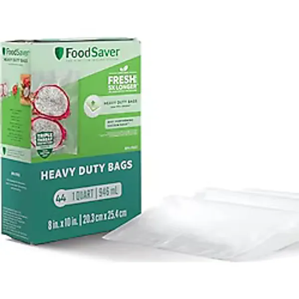 FoodSaver Ağır Hizmet Tipi Quart Vakum Mühür Torbaları, 44'lü Paket