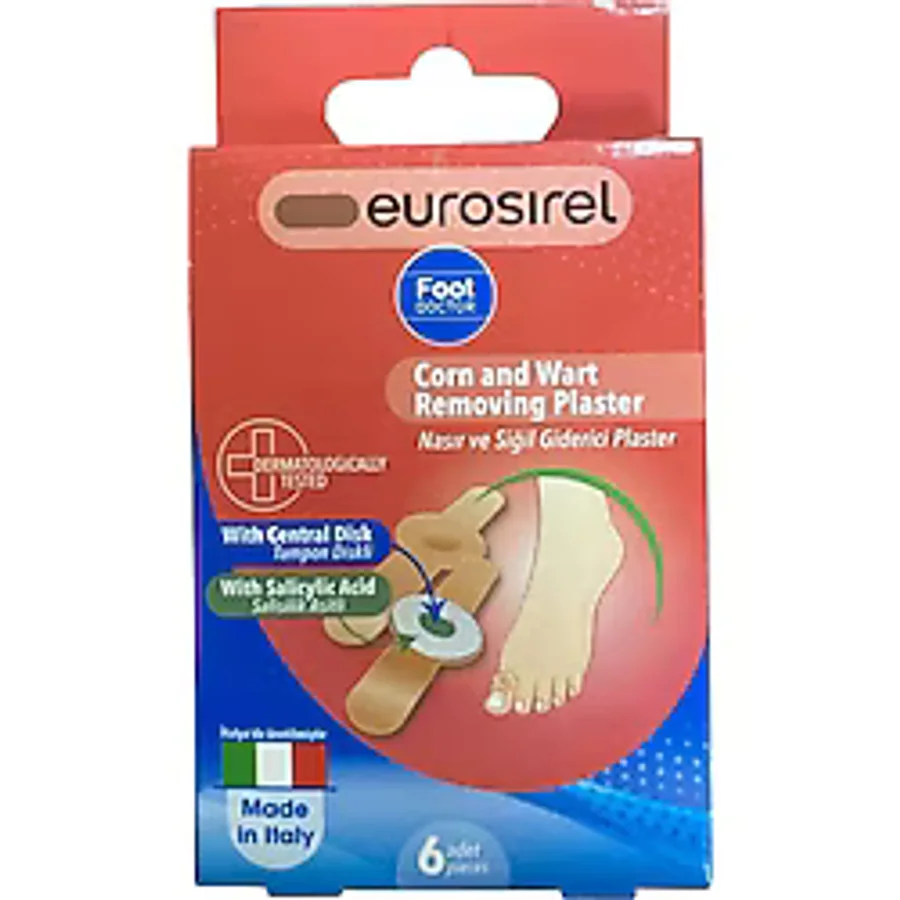 Foot Doctor Eurosırel Salisilik Asitli Nasır Ve Siğil Giderici Plaster 6 Adet