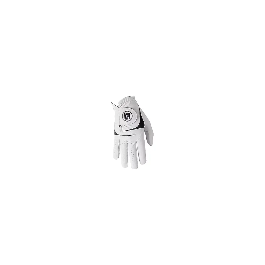 FootJoy 66246 WeatherSof Erkek Golf Eldiveni Beyaz/Siyah Sağ L