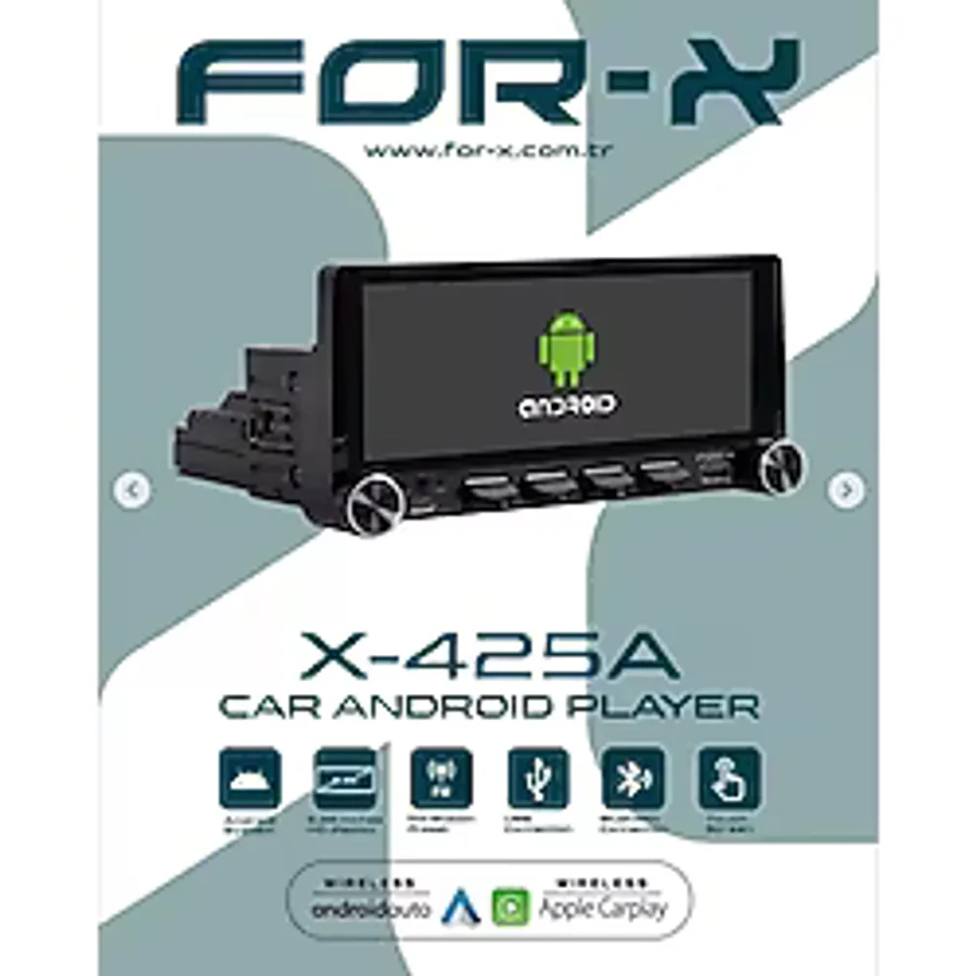 FOR-X X-425A 6.86" EKRANLI OTO TEYP 2/32 ANDROİD