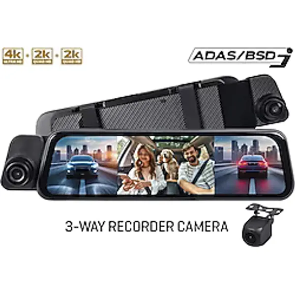 FOR-X X-966DVR AYNA TİPİ KAYIT KAMERA SİSTEMİ 3 KAMERALI
