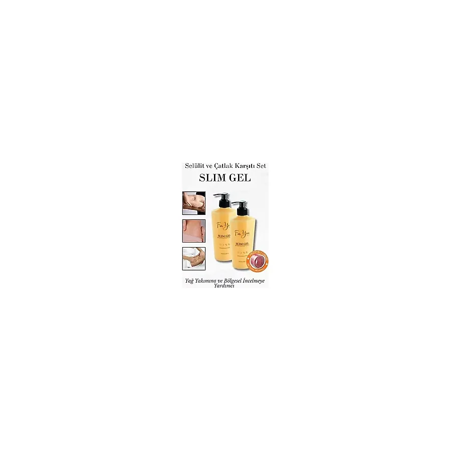 For You Gold Selülit Kremi Slim Jel, Sıkılaştırıcı Etki ve Çatlak Gidermeye Yardımcı 2X250 Ml