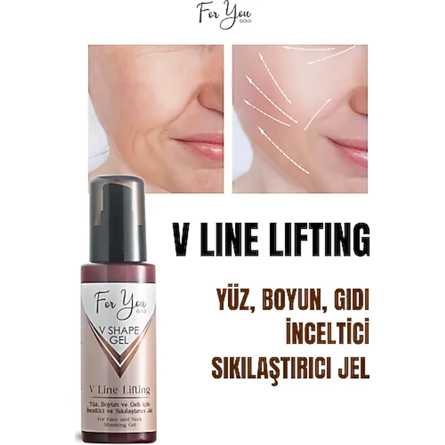 For You Gold Yüz, Boyun, Çene Ve Gıdı İçin Incelmeye Yardımcı, Sıkılaştırıcı Ve Şekillendirici Slim Jel