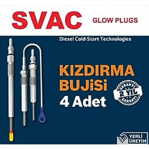 Ford Focus 1.6 TDCi SVAC Kızdırma Bujisi 2006-2008 4 ADET