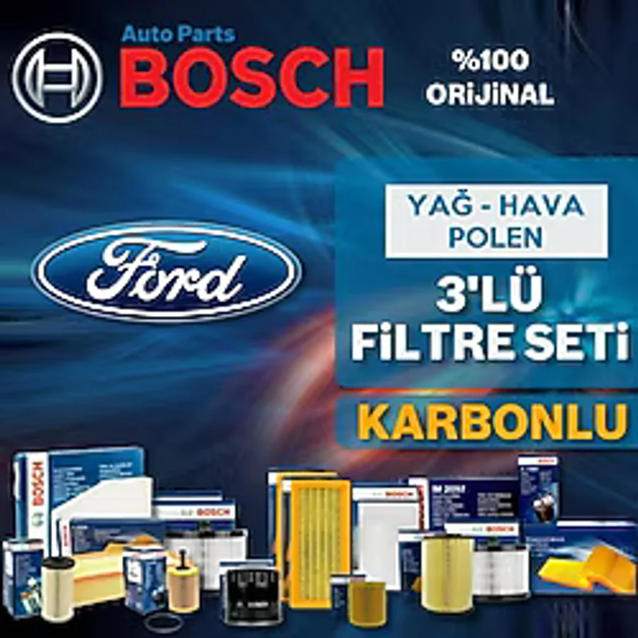 Ford Focus 2 1.6 Bosch Filtre Bakım Seti 2008-2011
