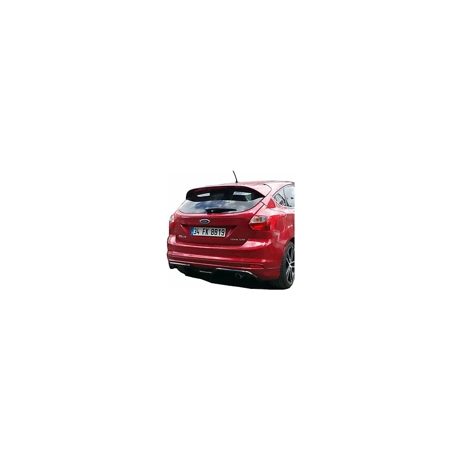 Ford Focus 3 HB 2012 - 2014 Arka Tampon Eki - Difüzör (Plastik)
