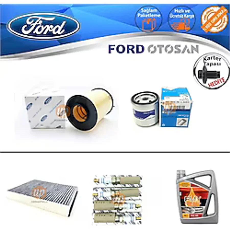 Ford Focus Uyumlu 3 1.6 Benzinli Filtre Bakım Seti 2011-2018 (373117735)