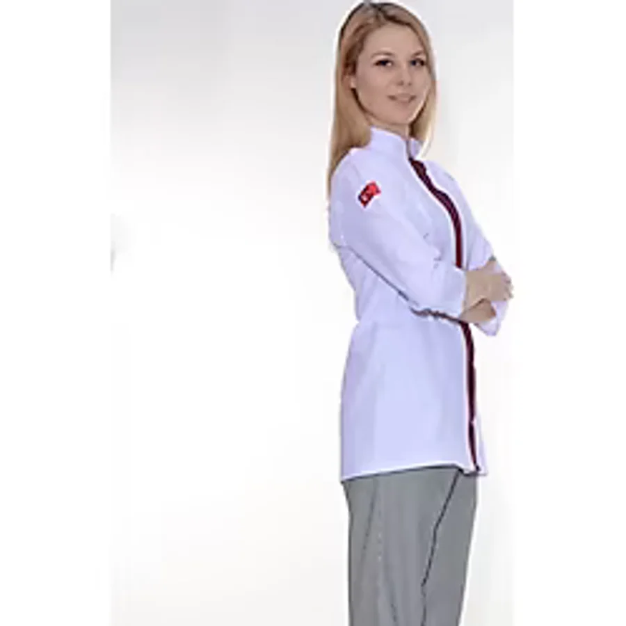 Formteks Aşçı Ceketi Bayan Beyaz