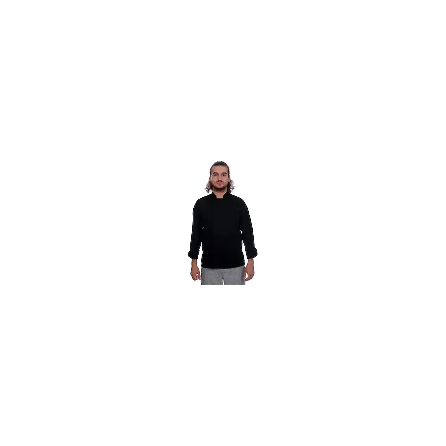 Formteks Unisex Aşçı Ceket Koltuk Altı Fileli Siyah