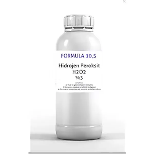 Formula Hidrojen Peroksit %3 Oksijenli Su 1 Lt Temizlik ve Dezenfeksiyon İçin